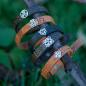 Preview: keltisches lederarmband mit slider